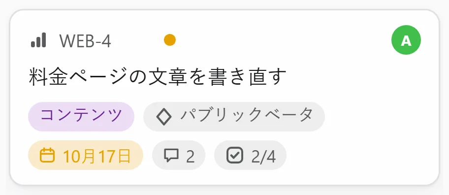 カードの拡大