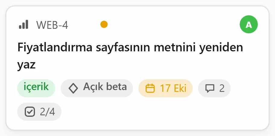 Yakından bir kart