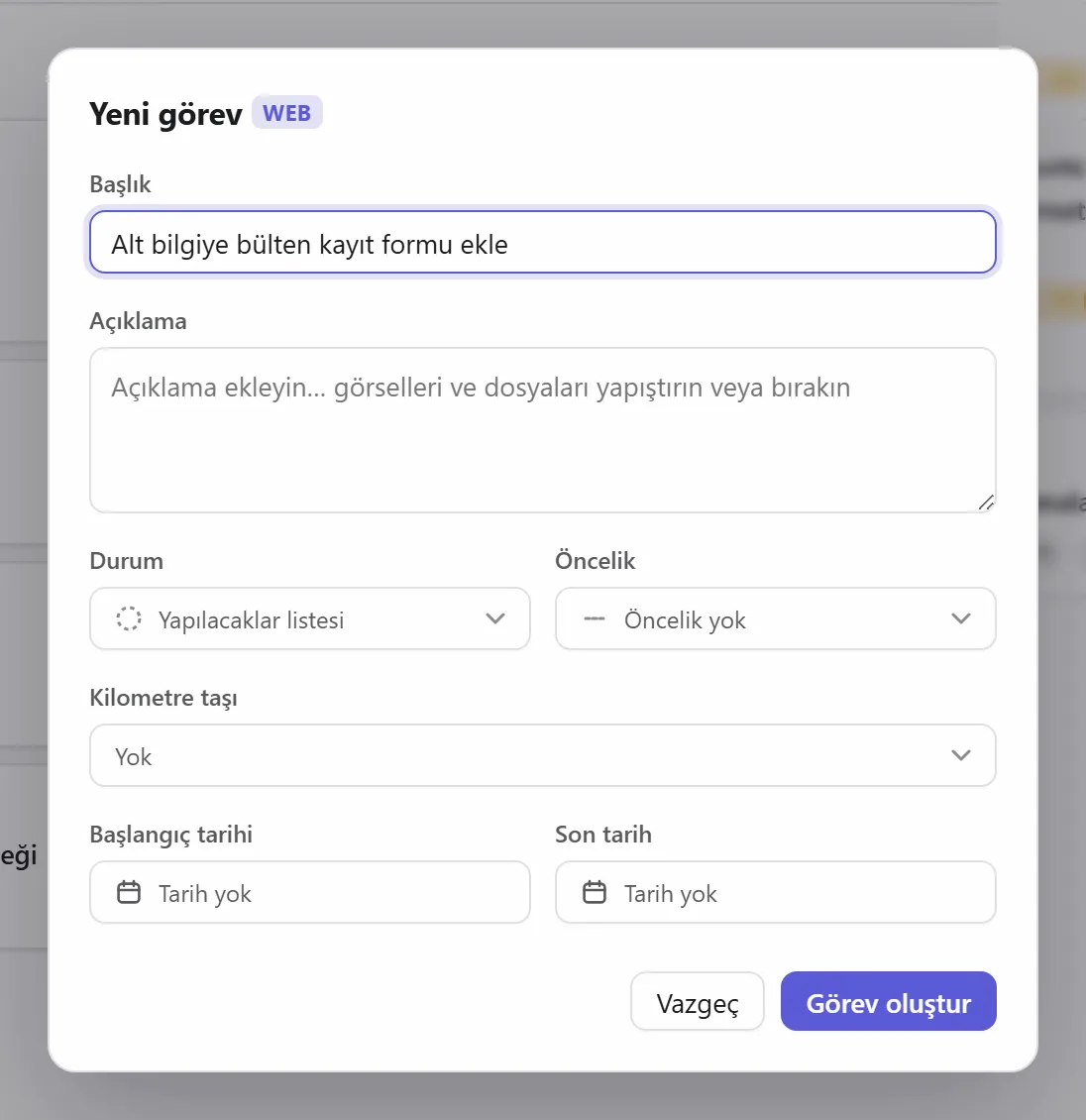 Yeni bir görev